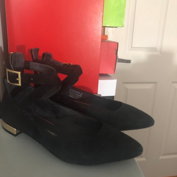 Rockport Adelyn Ankle-Strap Flats black suede - Picture 3 of 3